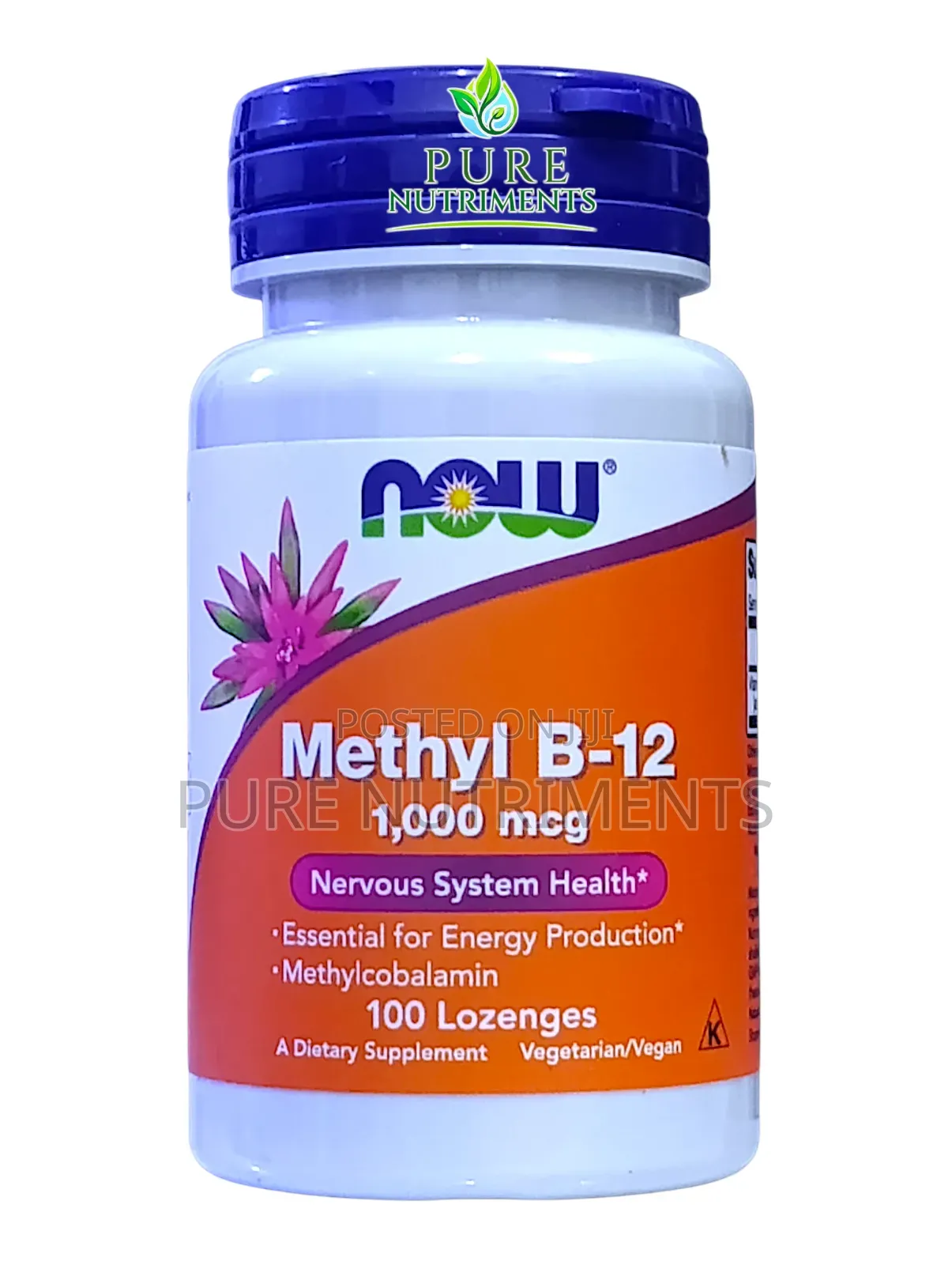 Now Methyl B-12 Methylcobalamin 1000mcg