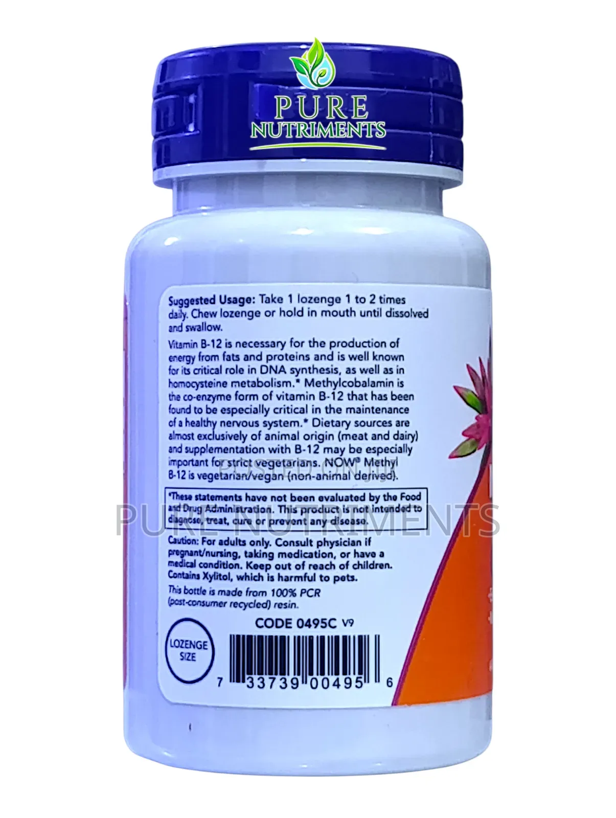 Now Methyl B-12 Methylcobalamin 1000mcg