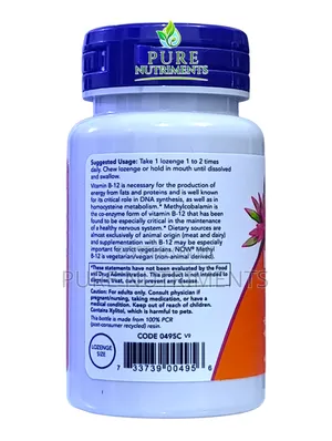 Now Methyl B-12 Methylcobalamin 1000mcg