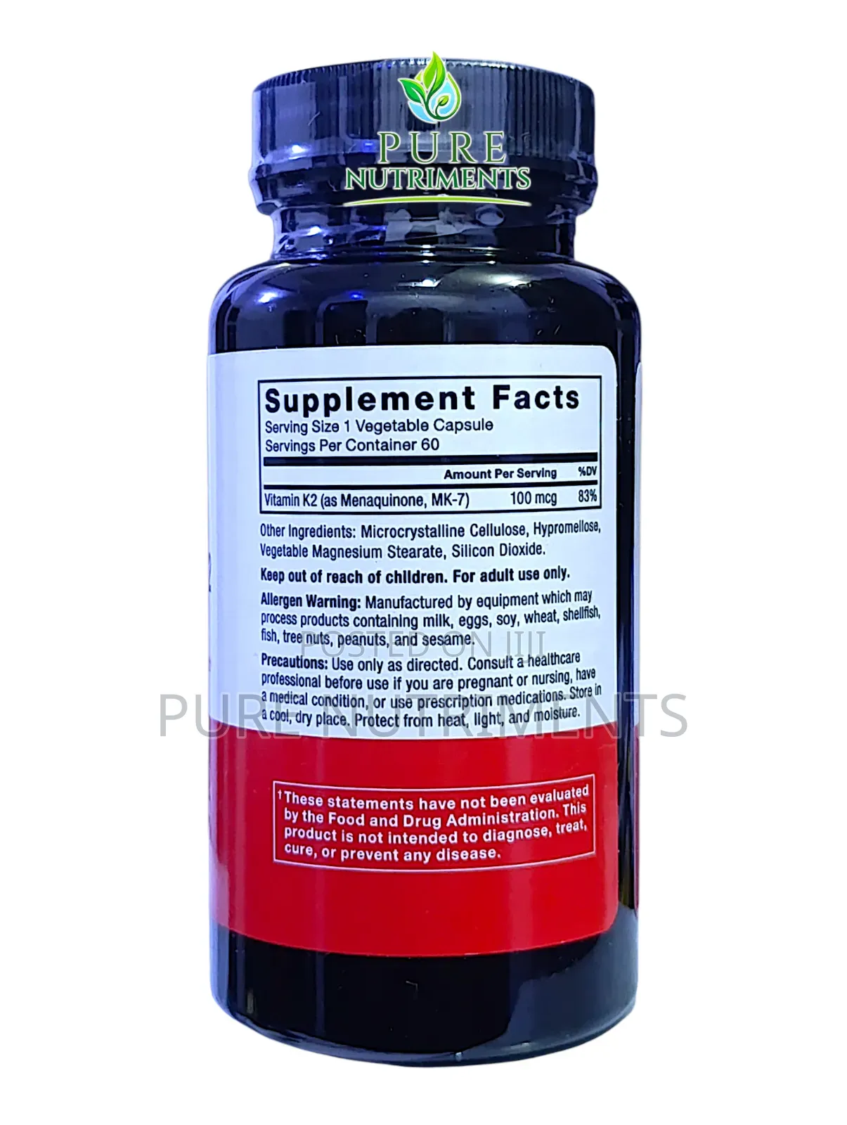 Force Factor Vitamin Mk-7 100mcg 60 Capsules
