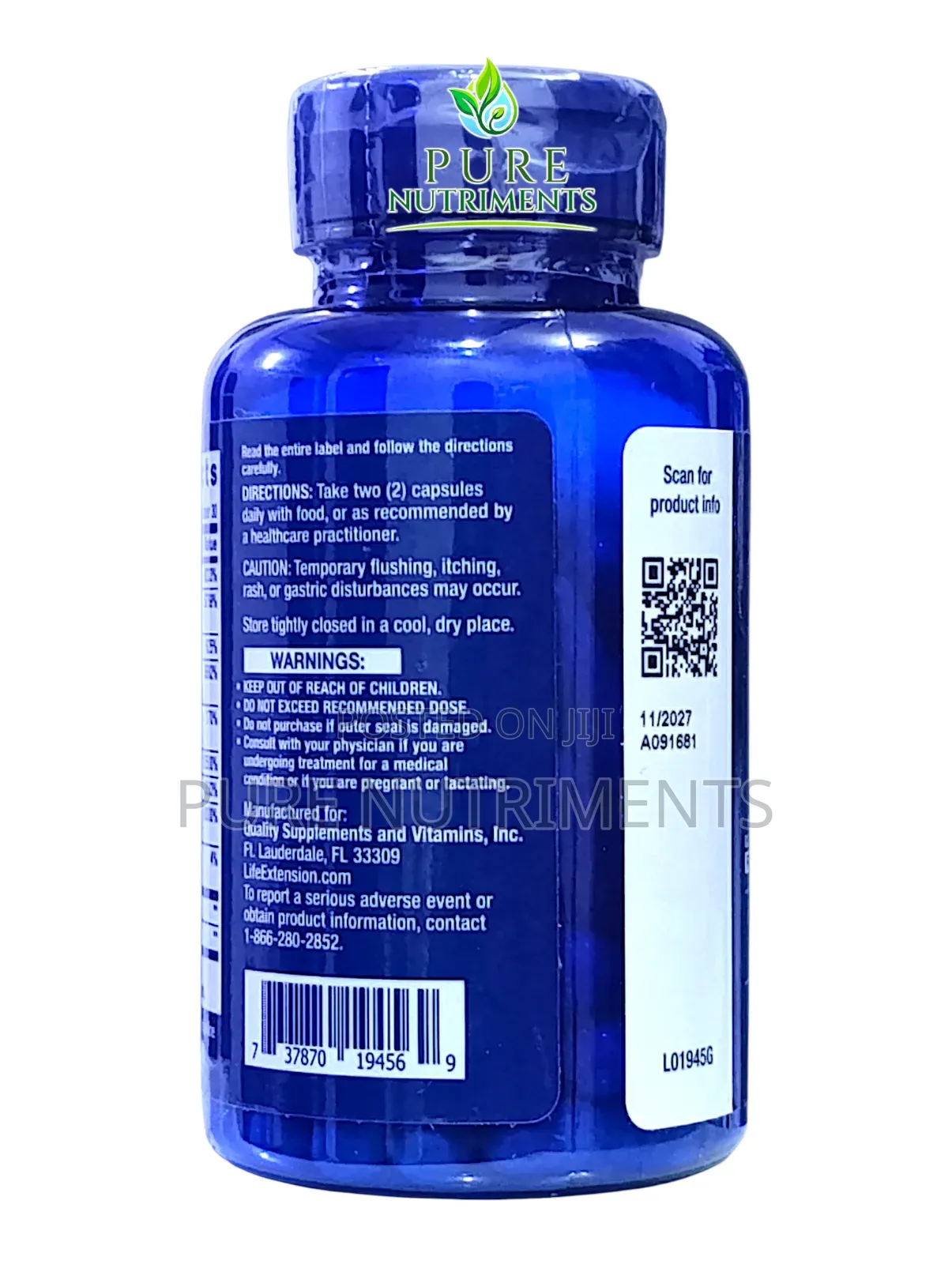 Life Extension Bioactive B-complex 60 Capsules