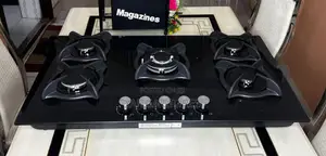 5 Burner Inbuilt Table Top Gas