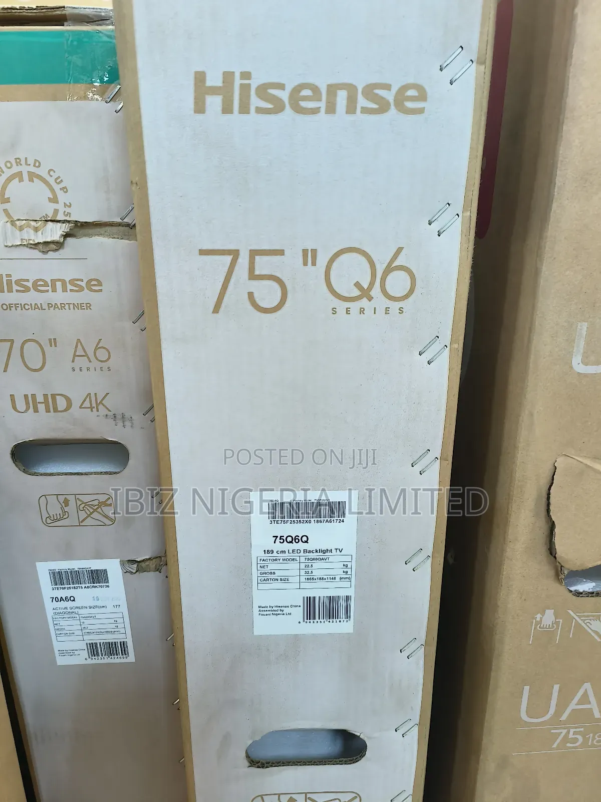 75" Hisense Qled TV