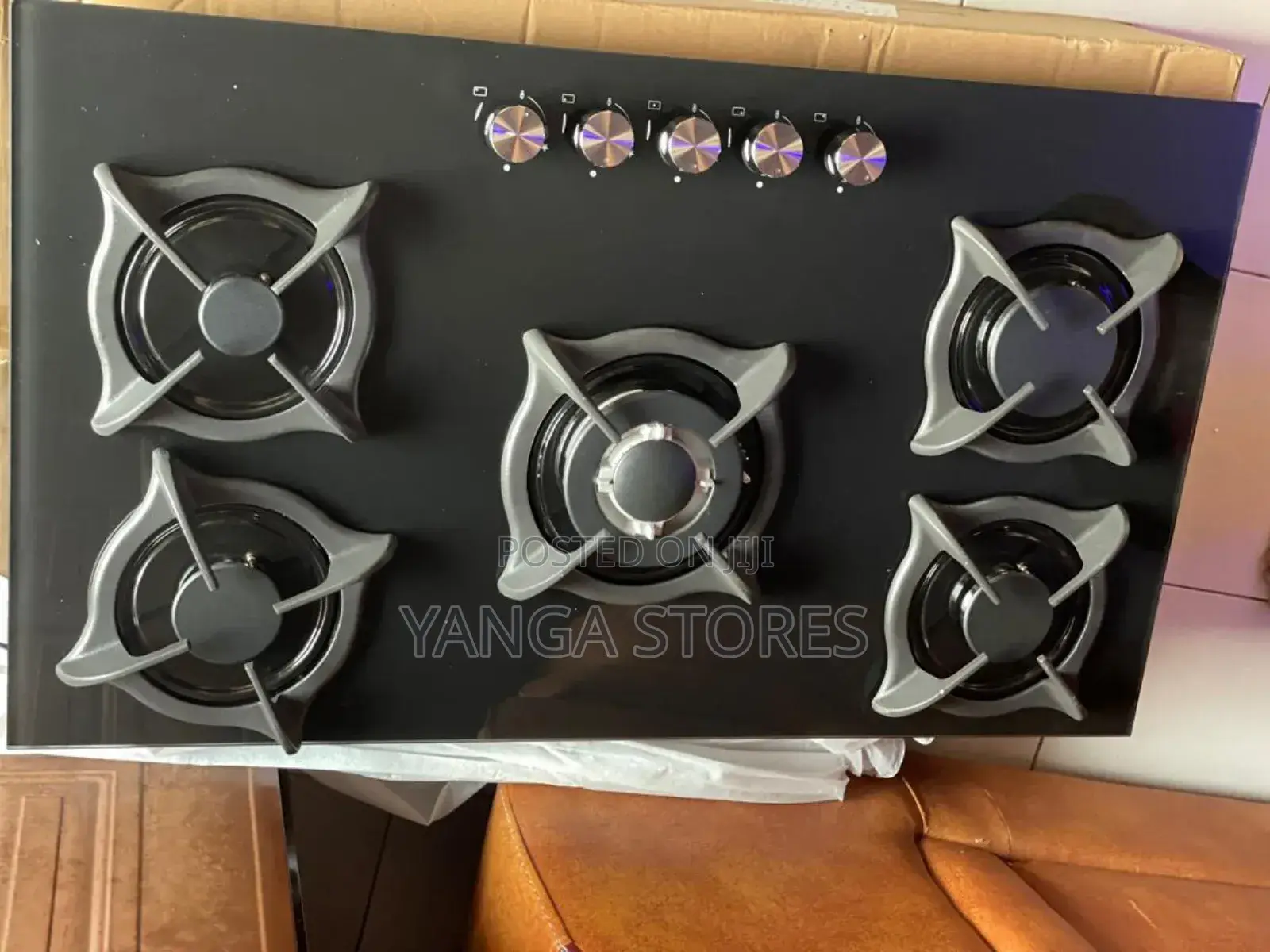 5 Burner Inbuilt Table Top Gas