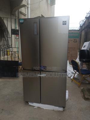 Hisense Side by Side Fridge With Metal Cooling - Rs-87-Ws