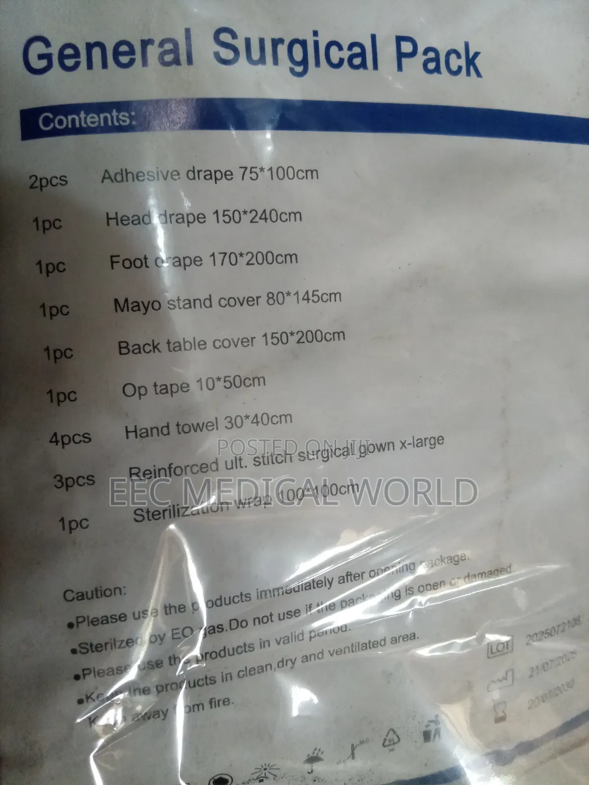 General Surgical Pack