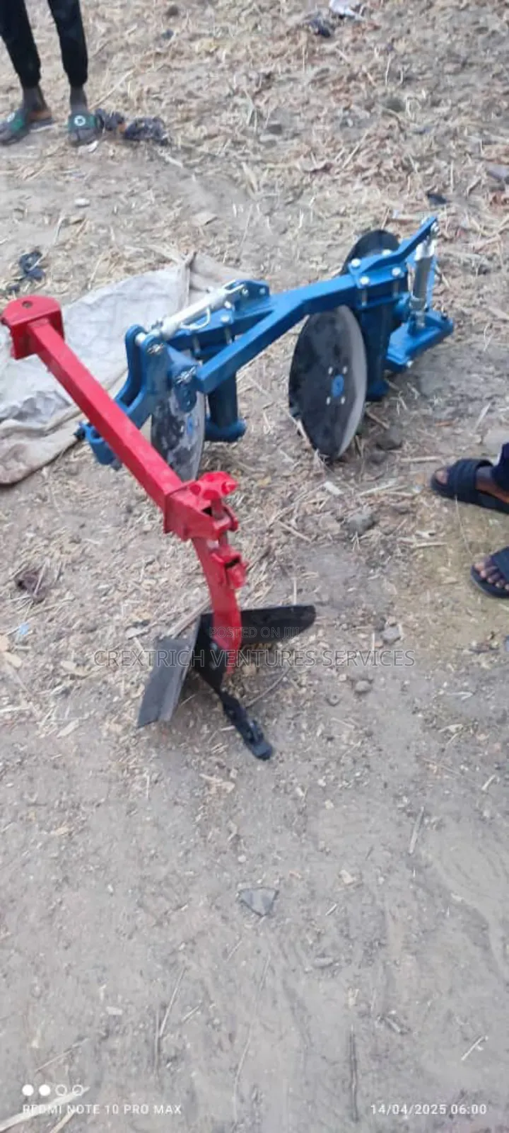 Ridger Implement: Power Tiller