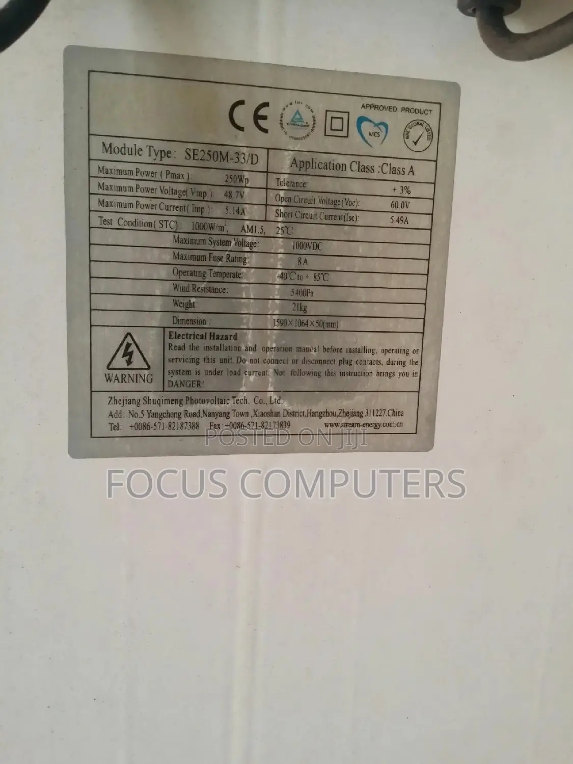 Inverter Solar Panel 200watts Direct From Canada