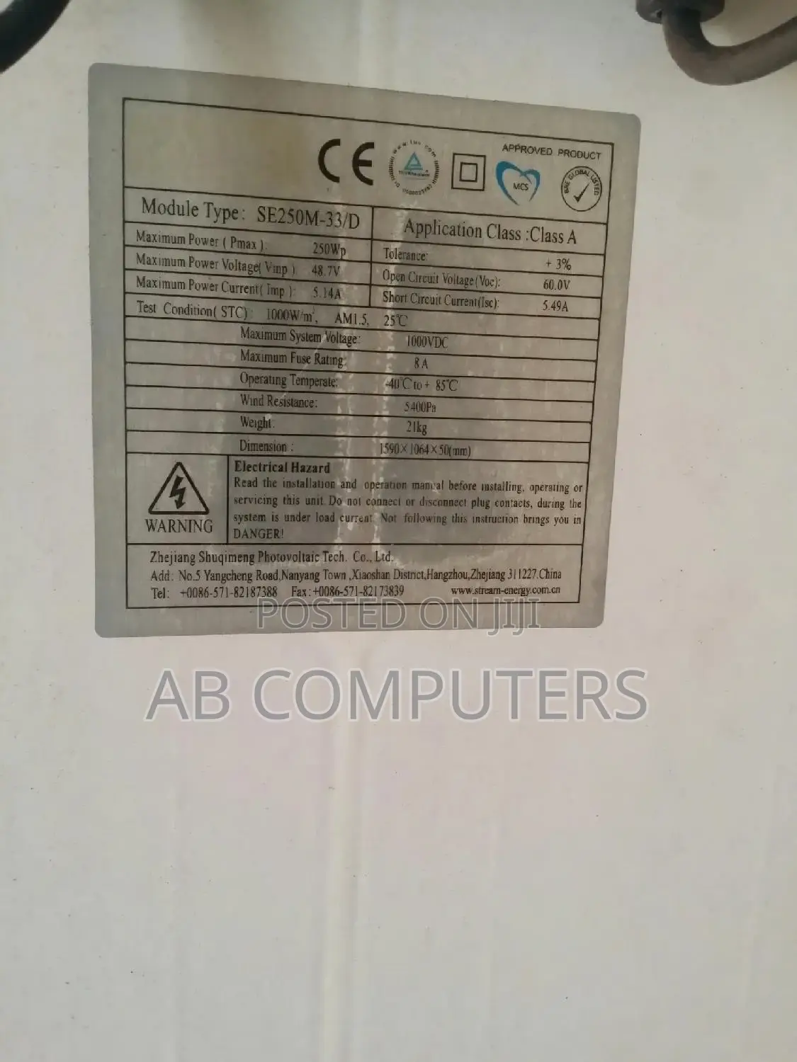 Inverter Solar Panel 300watts Direct From Canada