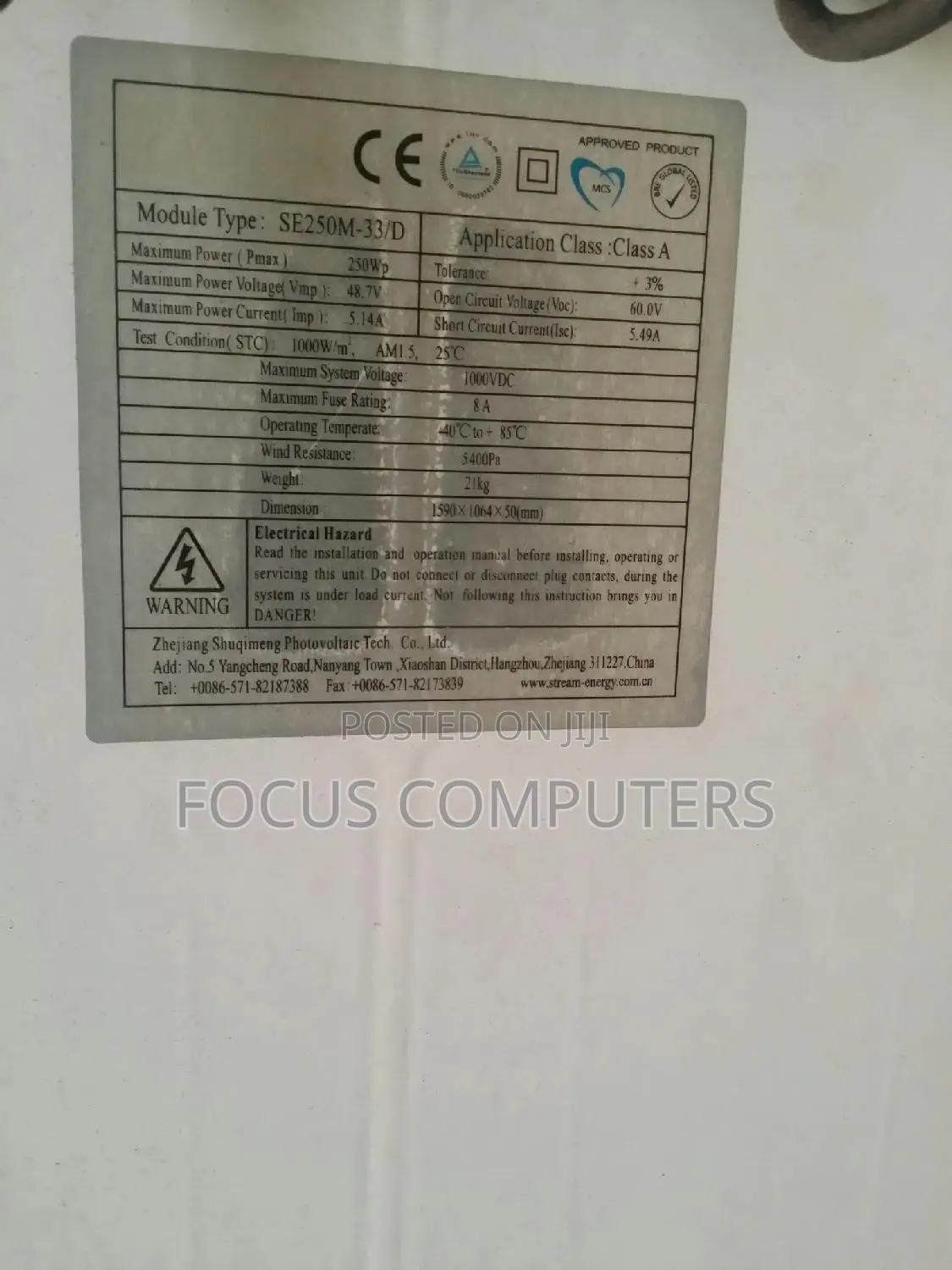 Inverter Solar Panel 200watts Direct From Canada