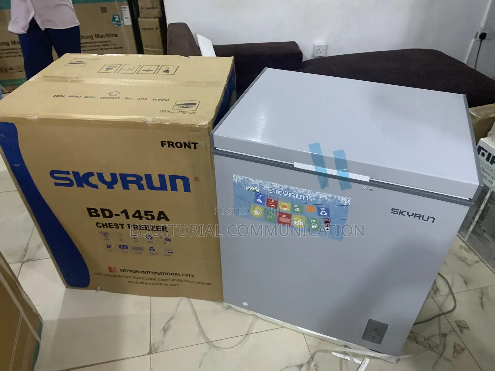 Skyrun Bd-145a Deep Freezer – High Capacity