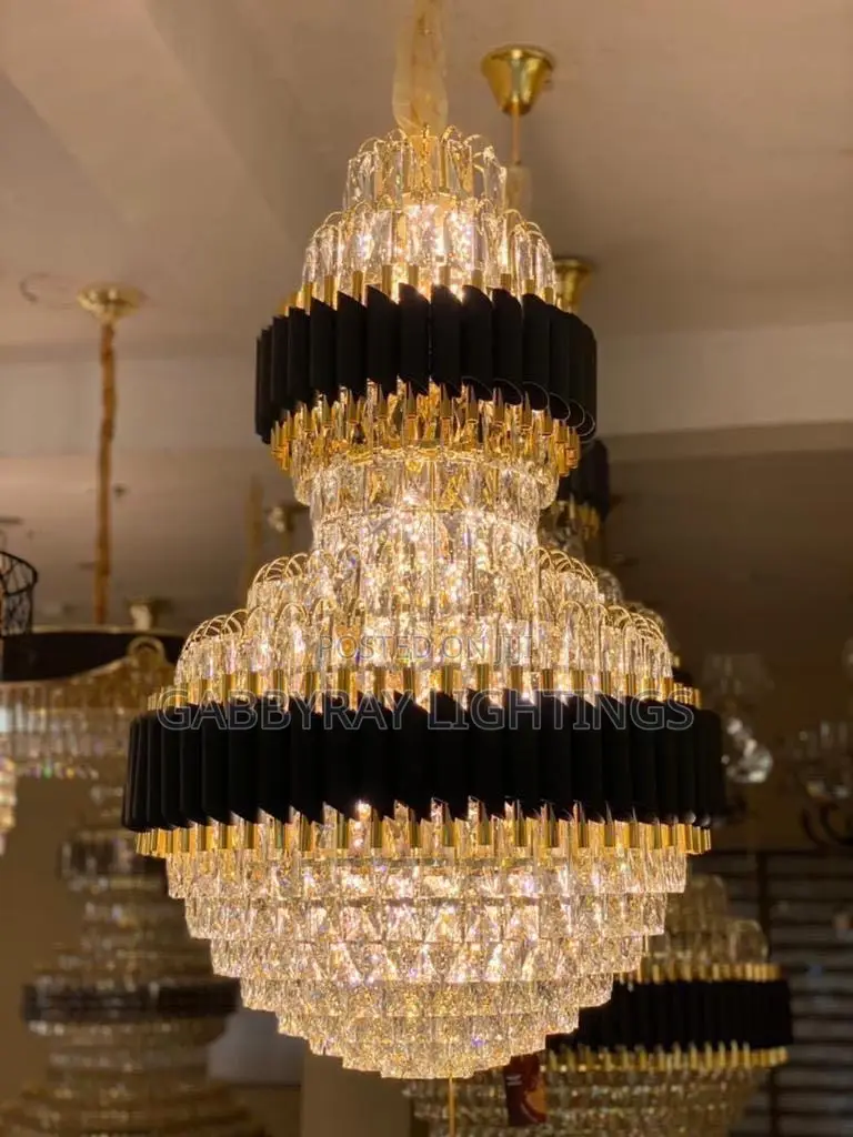 Large Crystal Chandelier