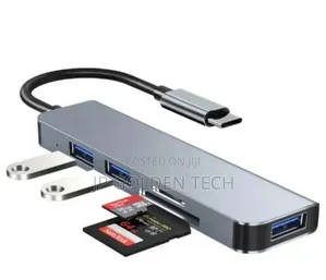Type-C to HDTV 6-in-1 Hub Adapter