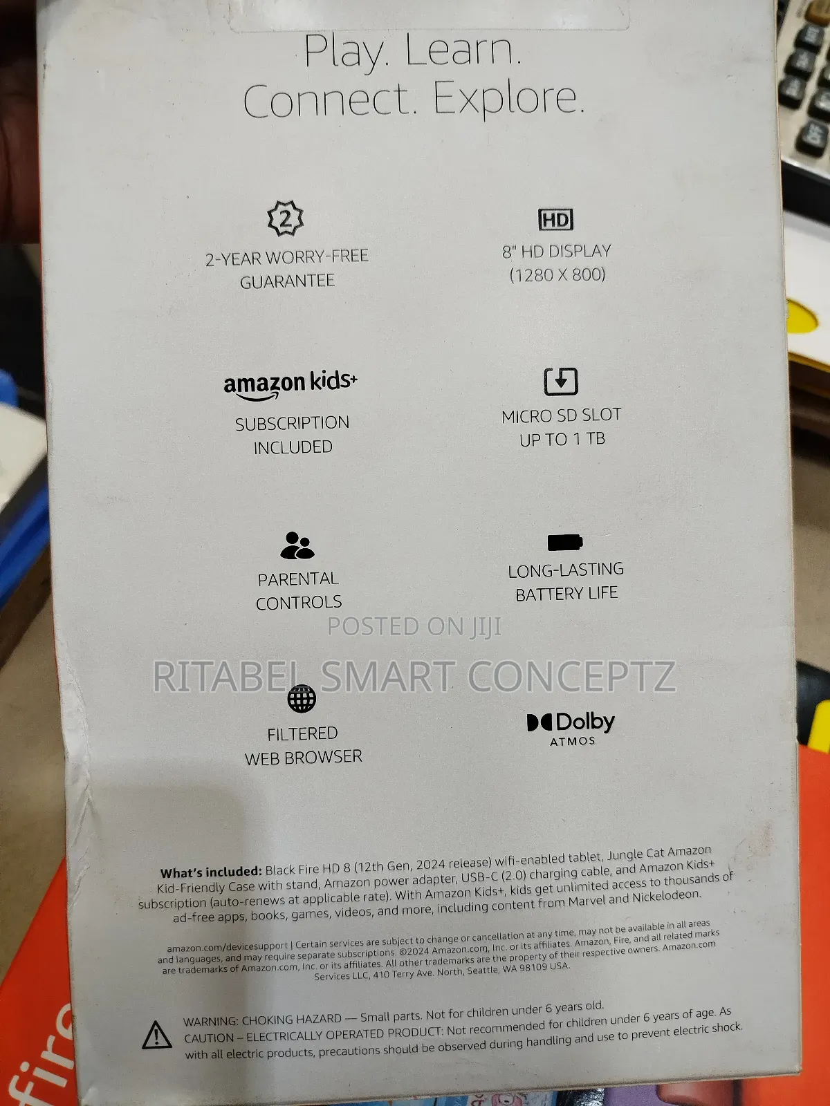 New Amazon Fire HD 8 Kids Pro 32 GB