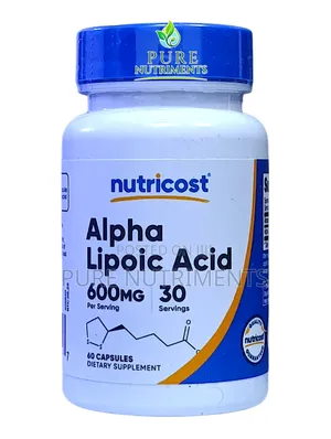 Nutricost Alpha Lipoic Acid 300mg Per Capsule 60 Capsules 600mg