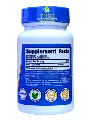 Nutricost Alpha Lipoic Acid 300mg Per Capsule 60 Capsules 600mg