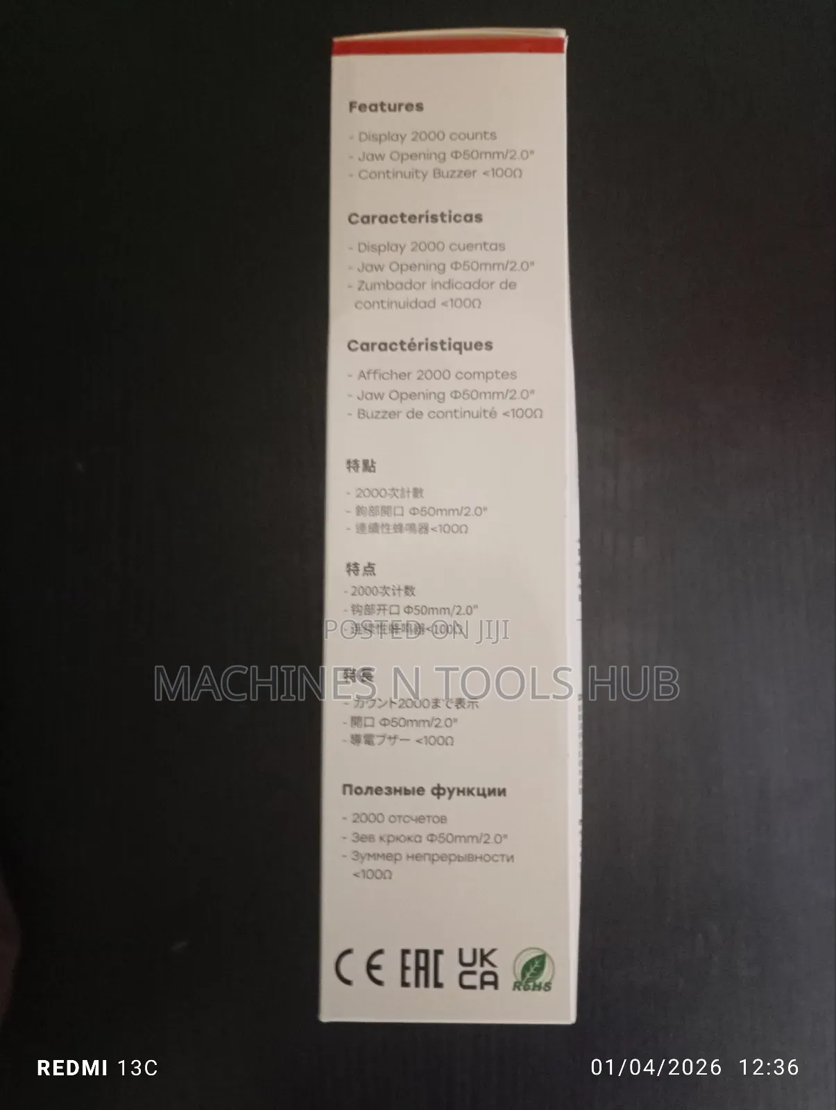 M266 Mastech Digital Ac Clamp Meter