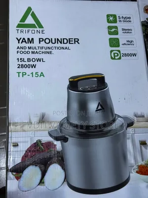 15ltr 2800watt Heavy Duty Strong Trifone Yam Pounder