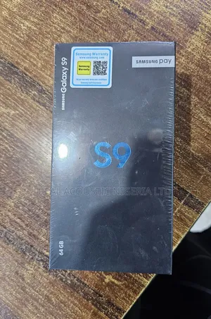 New Samsung Galaxy S9 64 GB Black