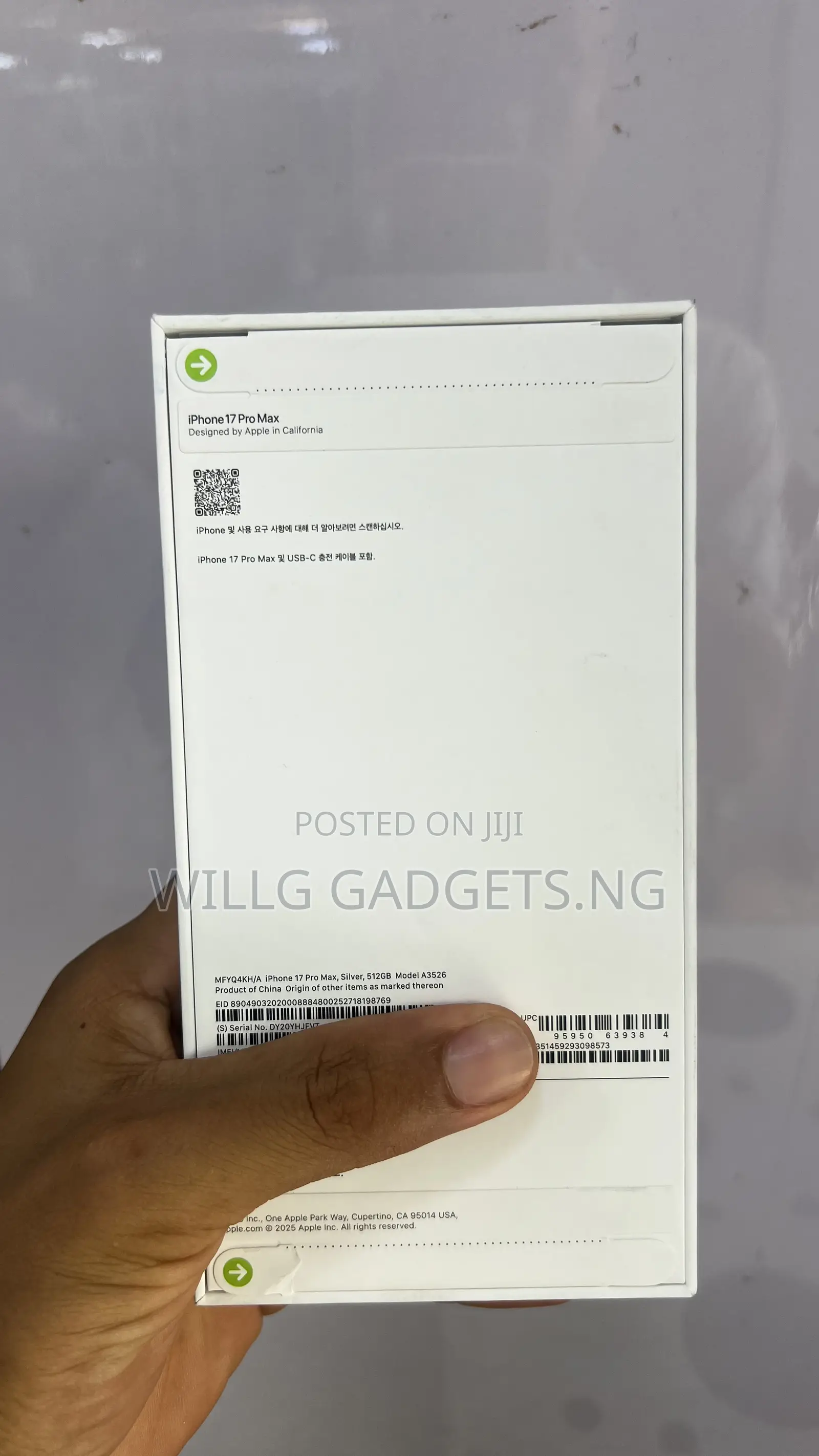 New Apple iPhone 17 Pro Max 512 GB Silver