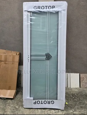China Aluminium Full Glass Toilet Door
