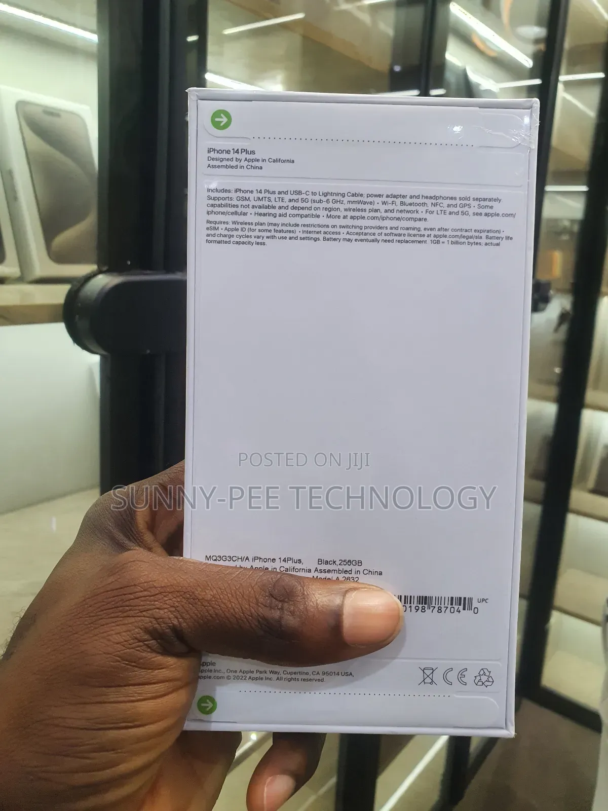 New Apple iPhone 14 Plus 256 GB Black