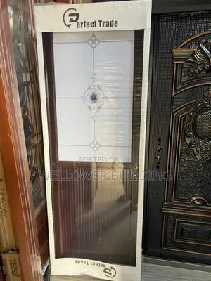 China Aluminium Half Glass Toilet Door