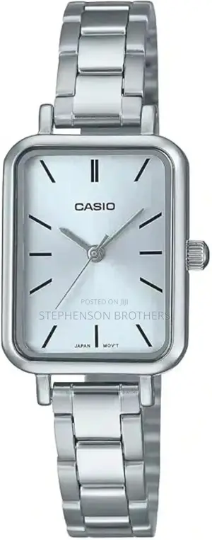 Casio LTP-V009d-2e Women's Rectangular Stainless Steel Blue