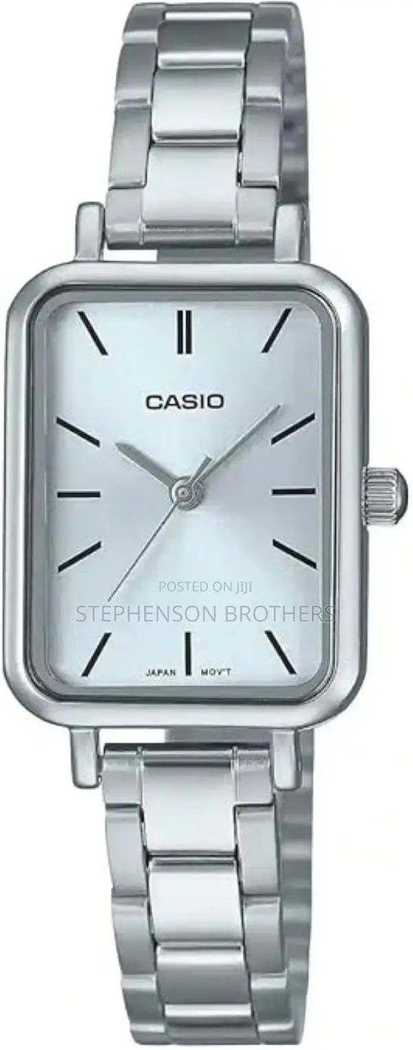 Casio LTP-V009d-2e Women's Rectangular Stainless Steel Blue