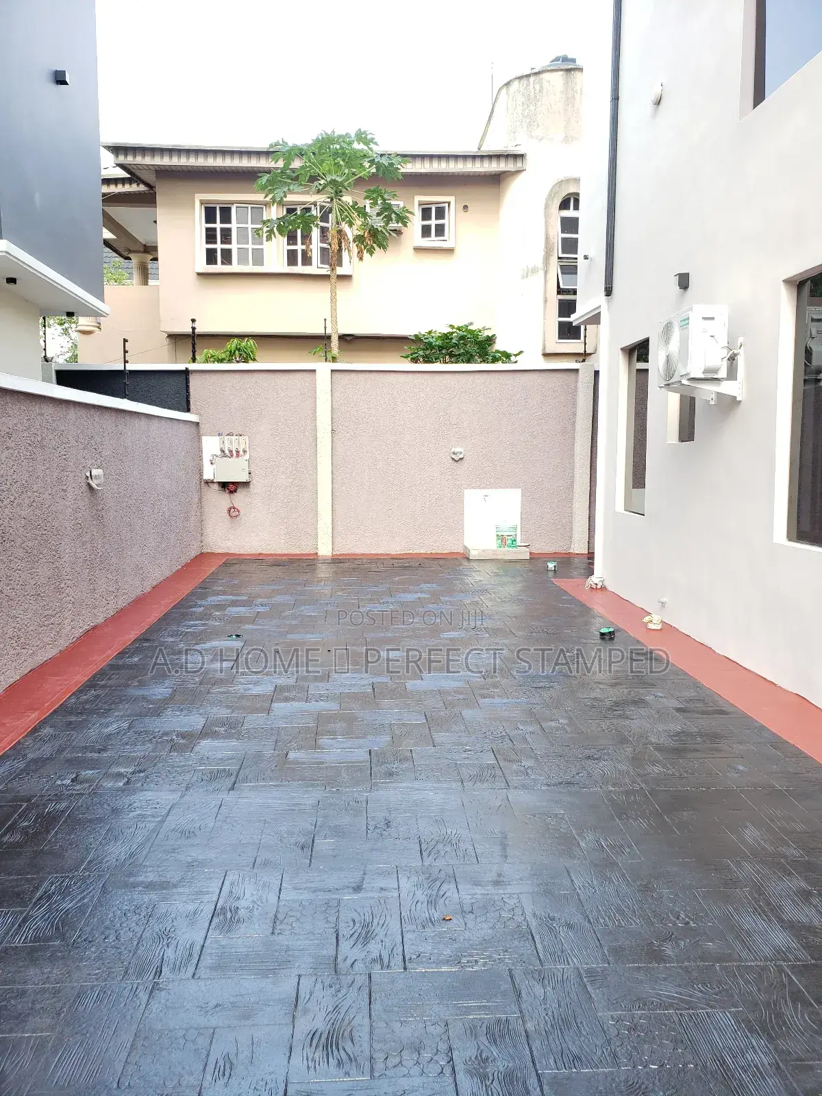 Professional Stamp Concrete Design Floor