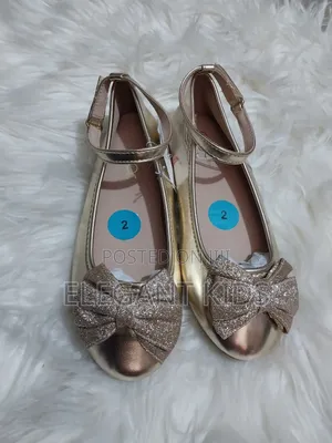 Flat Gold Shoe
