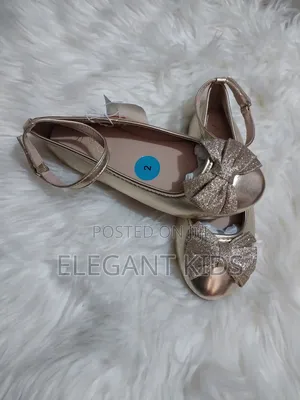 Flat Gold Shoe