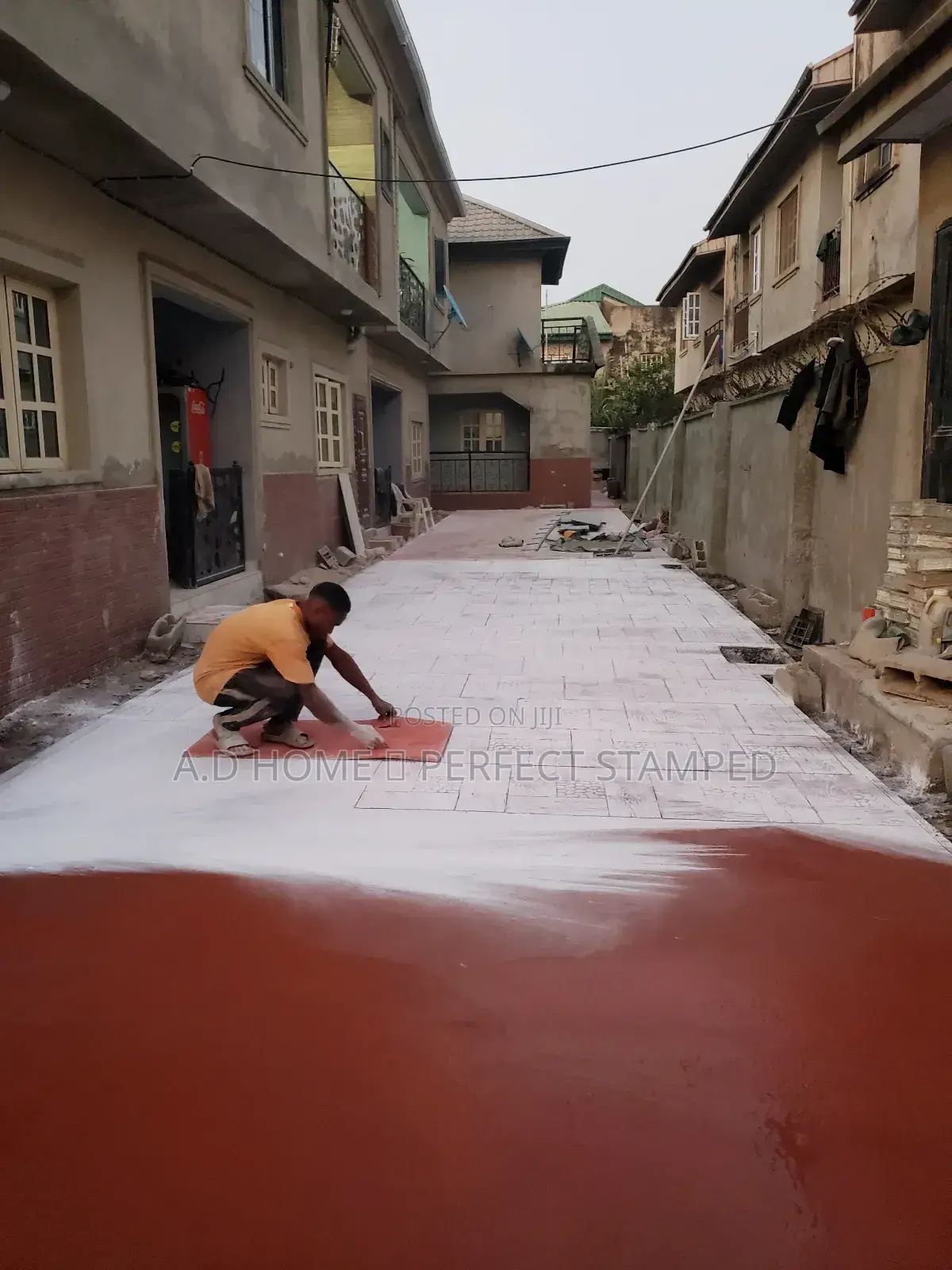 Professional Stamp Concrete Design Floor