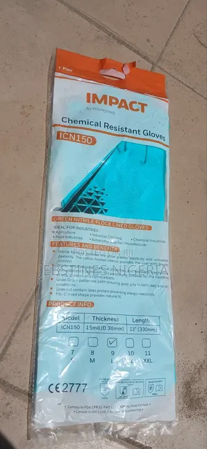 Impact Chemical Resistant Gloves.