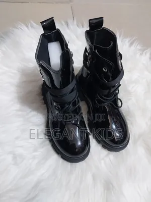 Children Boots. Black Colour