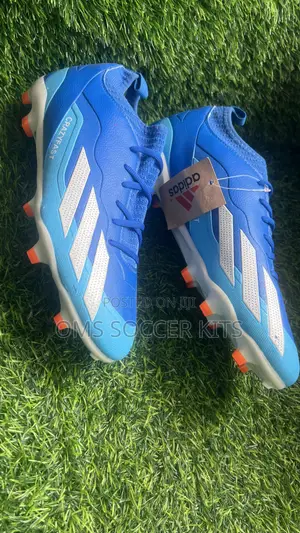 Adidas X Crazyfast Firm Ground Soccer Cleats Blue(43)