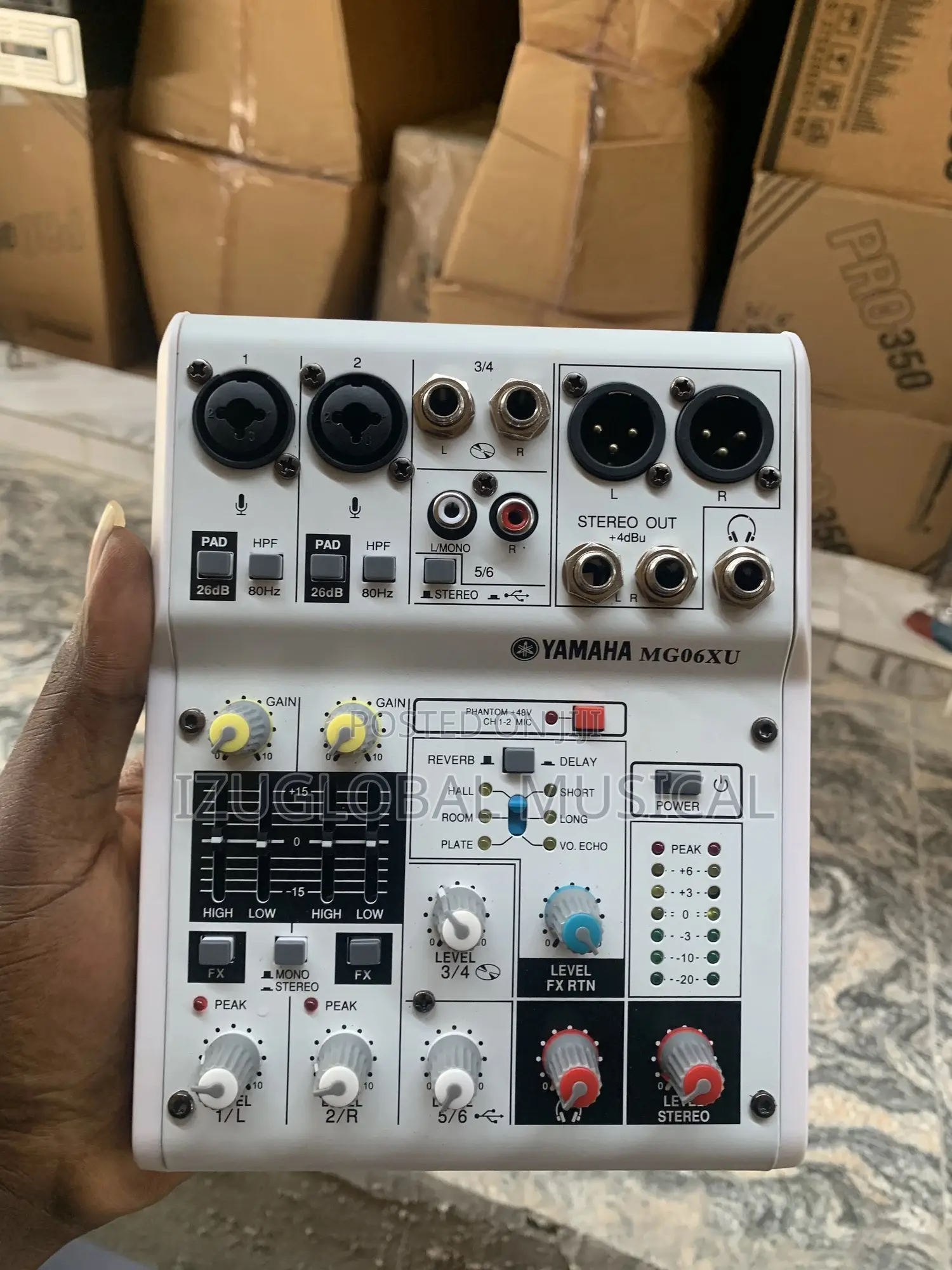 Yamaha Mg06xu Usb Audio/Interface Mixer