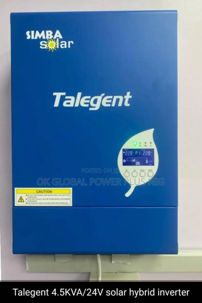 Talegent Control Device Talegent 4.5kw/24vdc Solar Hybrid Inverter - OK GLOBAL POWER PLUS NIG ...