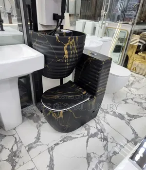 High Quality Complete Set of Executive Marble Wc Black