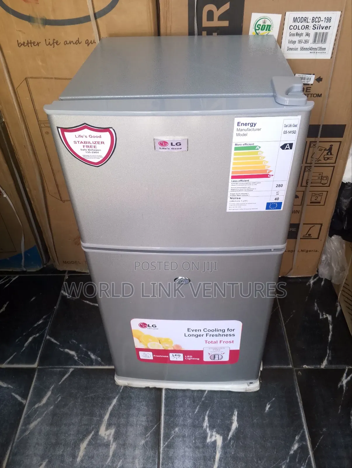 Lg Refrigerator Fridges 141 Model 2 Doors