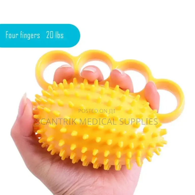 Soft Resistance 4 Holes Hand Grip Exercise Tool