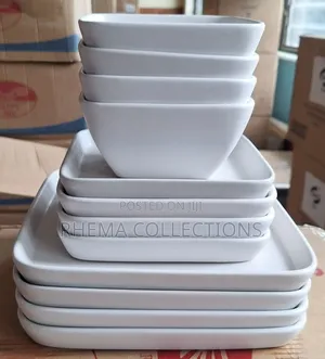 12pcs Square Stoneware Dinner Set