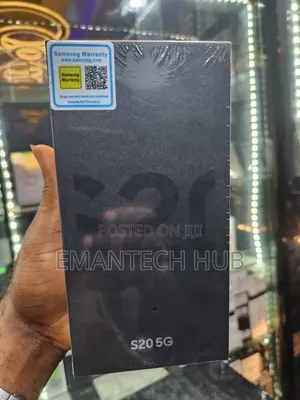 New Samsung Galaxy S20 128 GB Black