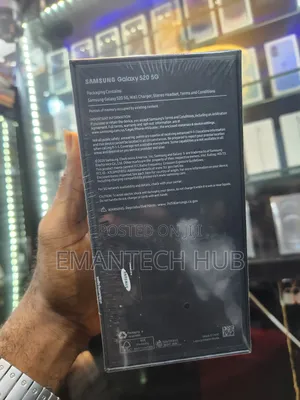 New Samsung Galaxy S20 128 GB Black