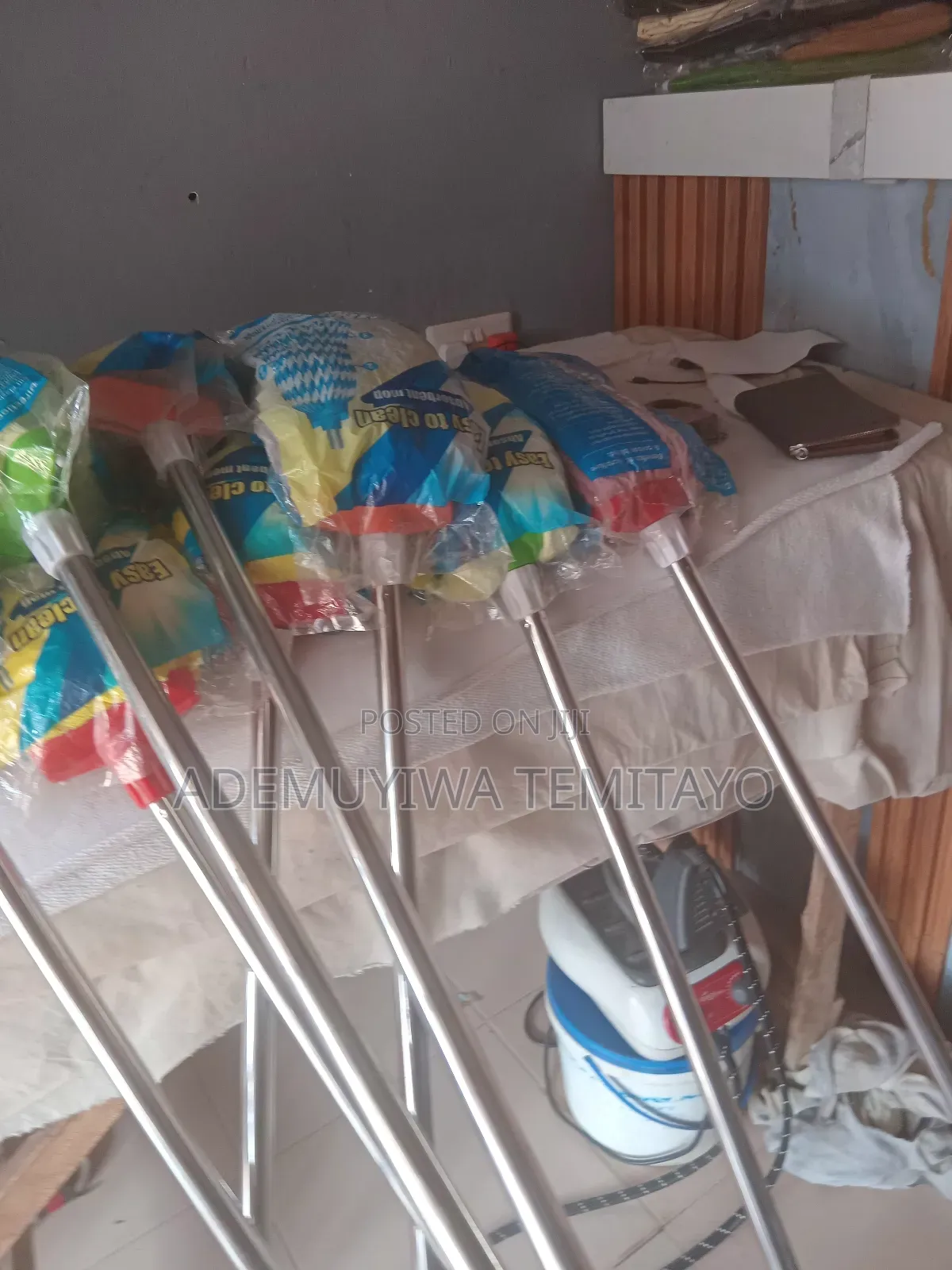 Mops, Pegs,Soaps, and Other Cleaning Agents