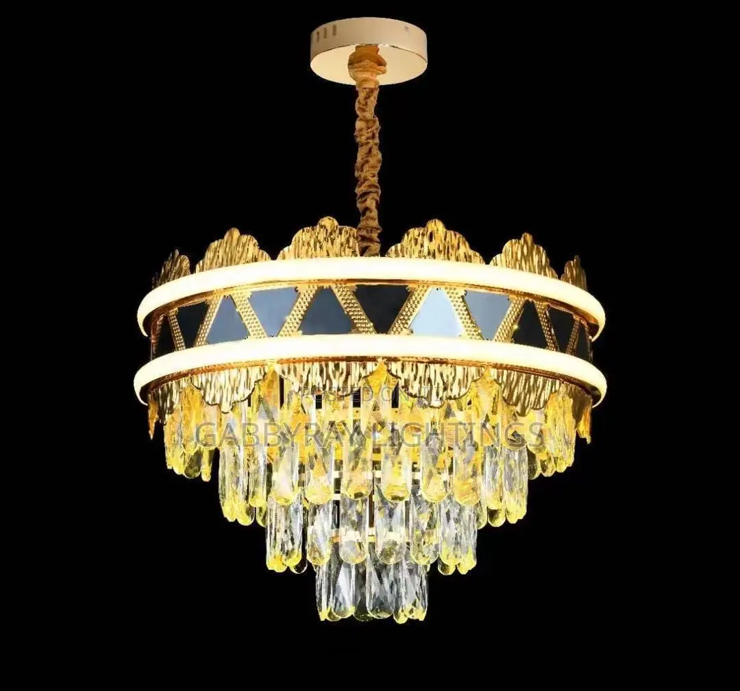 Gold King Crystal Chandelier