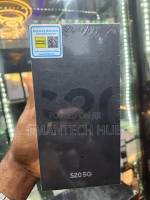 New Samsung Galaxy S20 128 GB Black