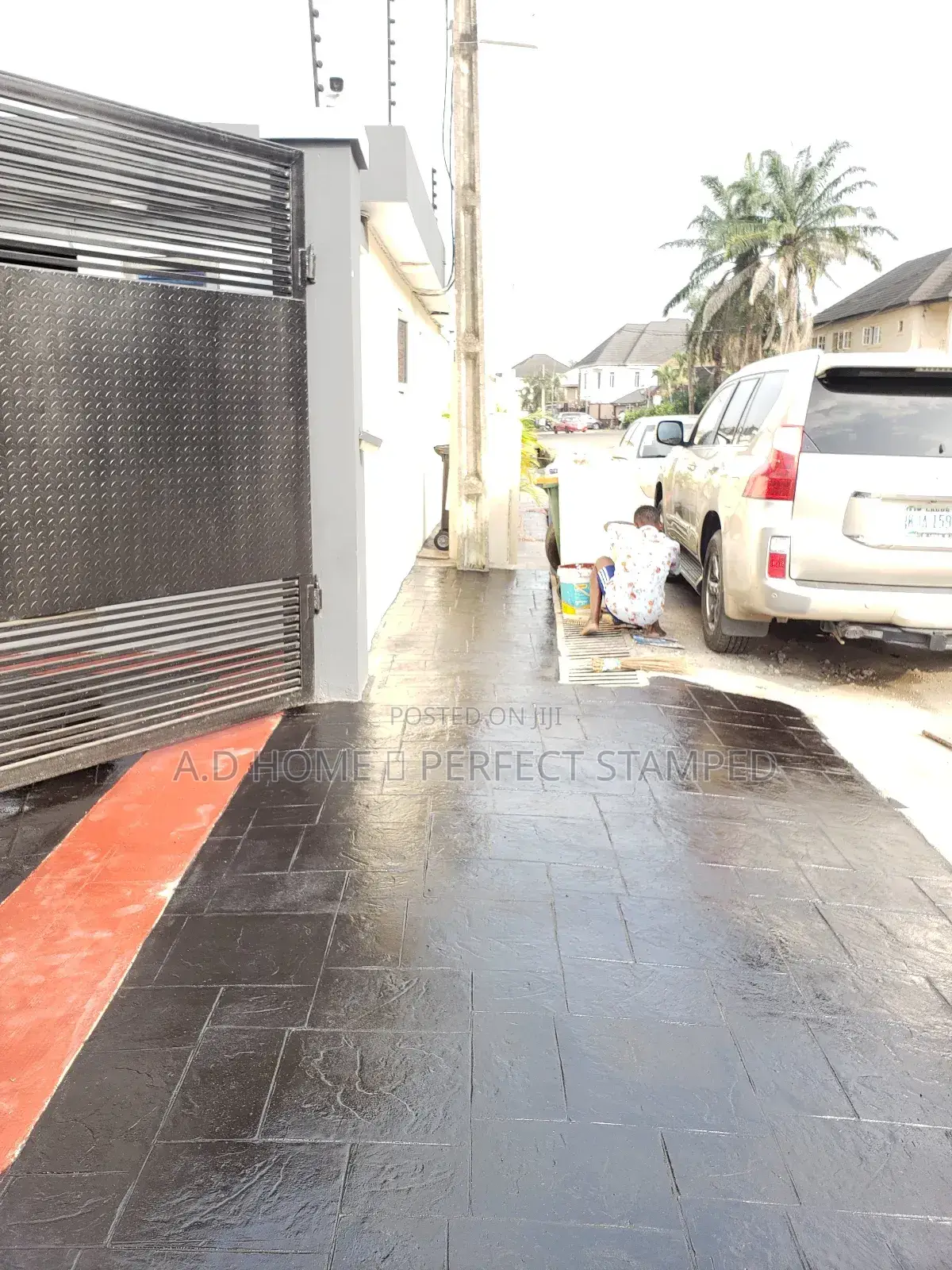 Professional Stamp Concrete Design Floor