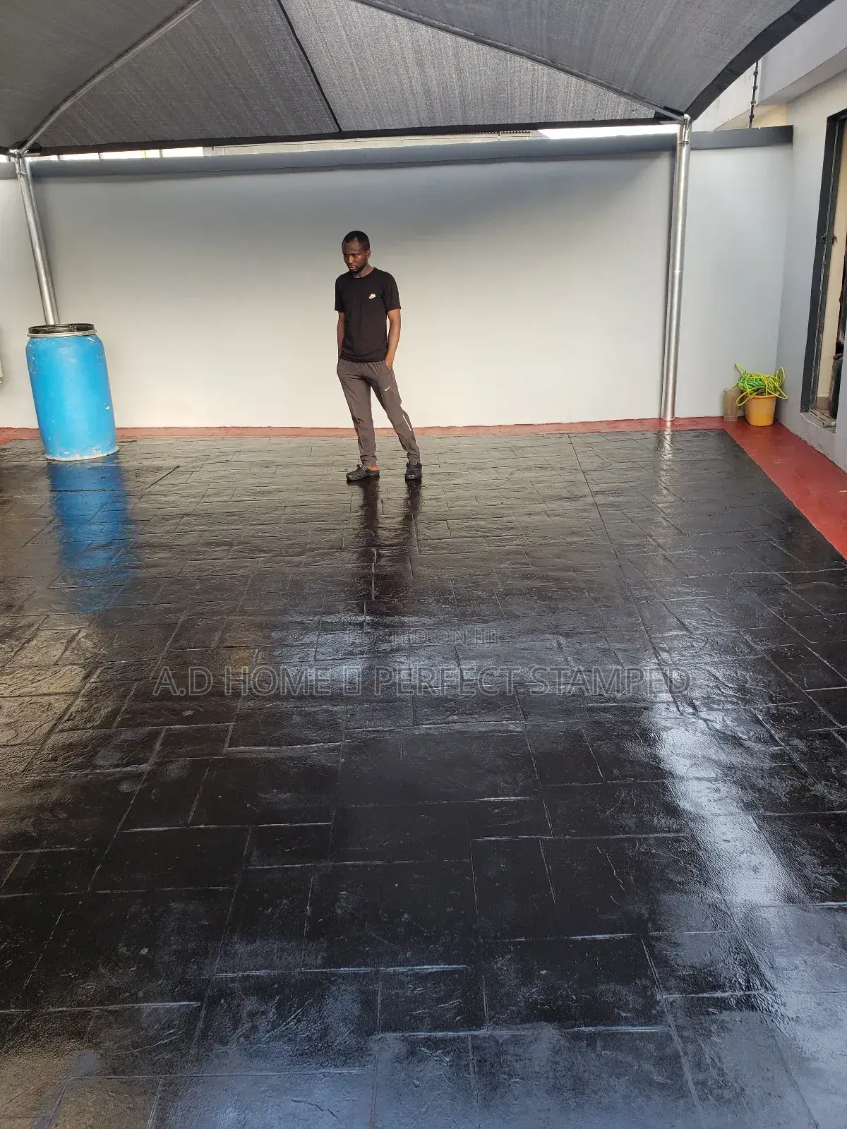 Professional Stamp Concrete Design Floor