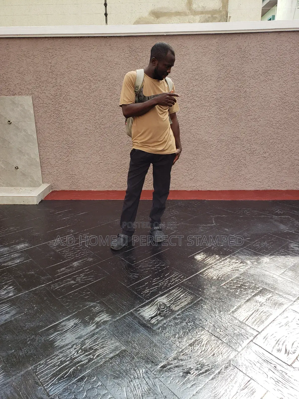 Professional Stamp Concrete Design Floor